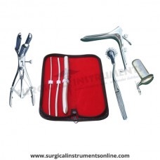 Hegar uterine dilator 3 pieces set,3-4, 5-6, 15-16, pinwheel, mathieu, grave large, collin large
